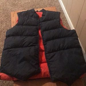 Men’s large down filled vest